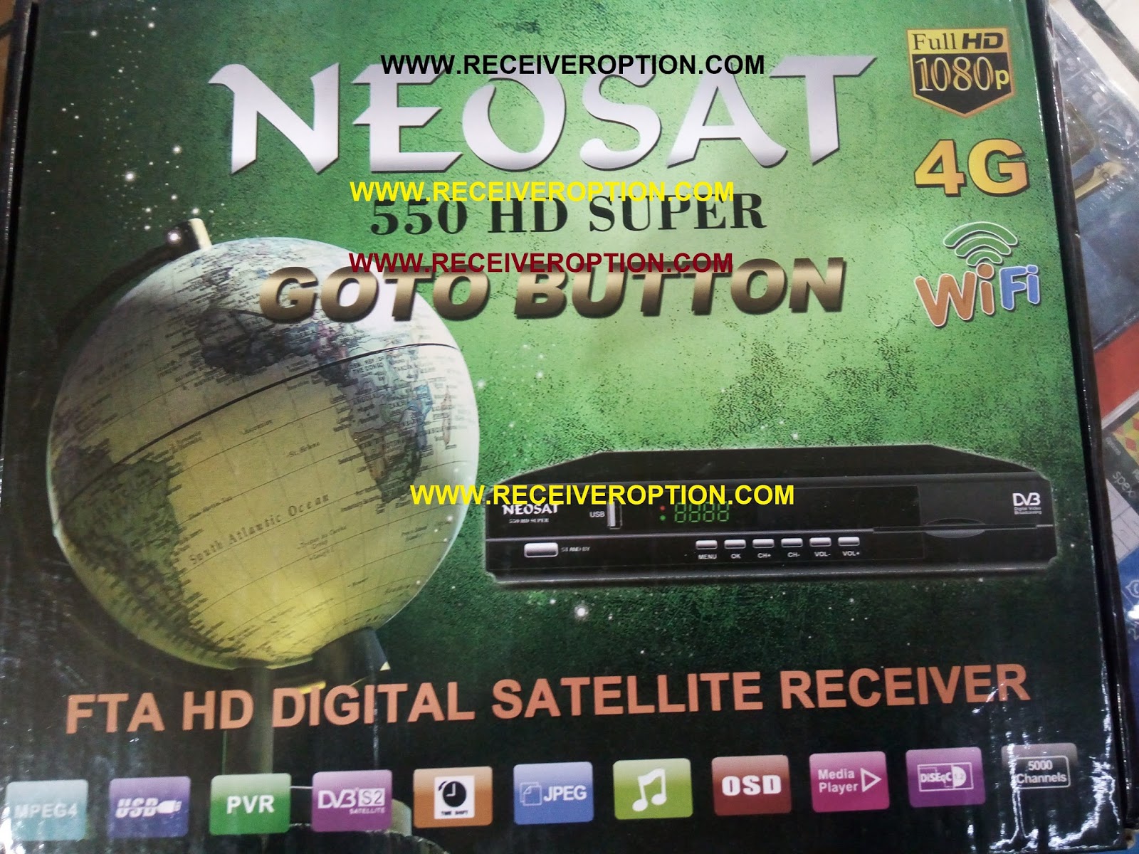 neosat 550 hd software